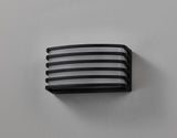 Machin Wall Lamp, 1 x E27, IP54, Matt Black/Opal PC Shade, 2yrs Warranty
