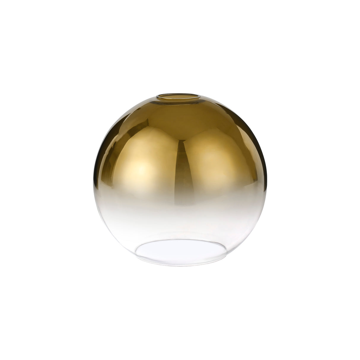 Allardyce 20cm Globe Glass (B), Gold Fade/Clear