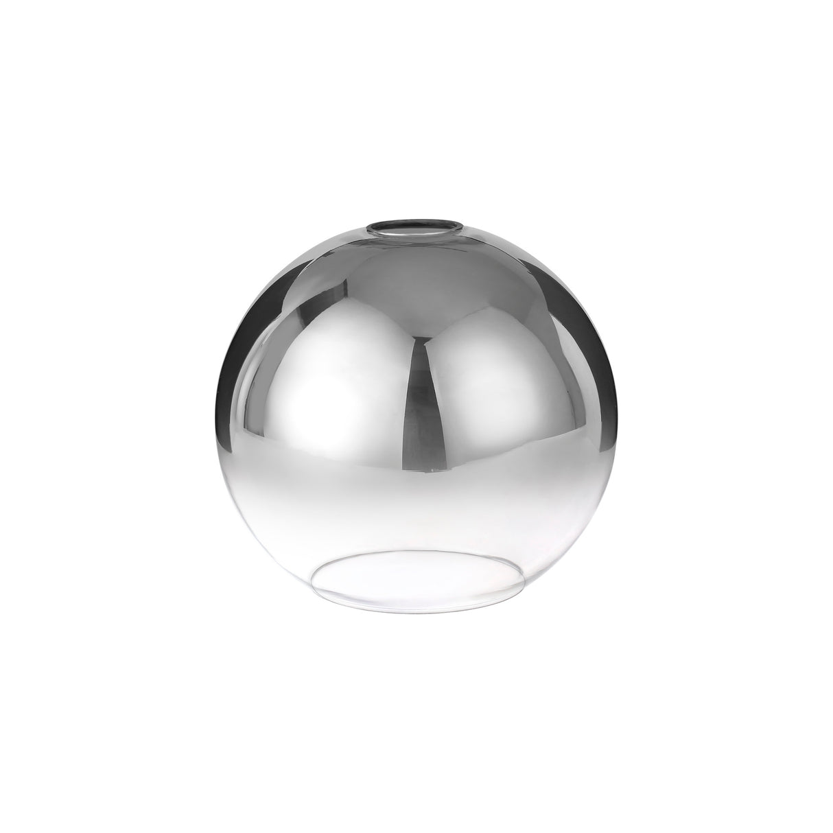 Allardyce 20cm Globe Glass (B), Smoke Fade/Clear