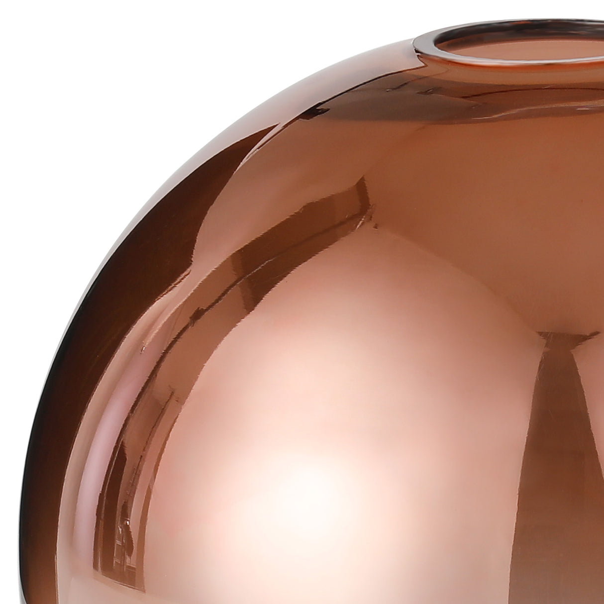 Allardyce 20cm Globe Glass (B), Copper Fade/Clear