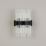 Melville 4 Light G9, Wall Light, Satin Black / Clear