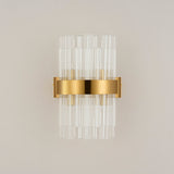 Melville 4 Light G9, Wall Light, Brass / Clear