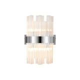 Melville 4 Light G9, Wall Light, Polished Nickel / Clear