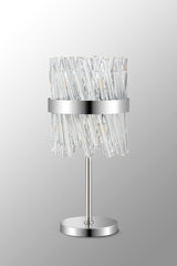 Melville 6 Light G9, Table Lamp, Polished Nickel / Clear