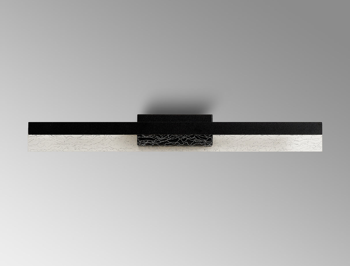 Pascoe Wall Lamp, 12W LED, 3000K, 1000lm, IP44, Sand Black, 3yrs Warranty