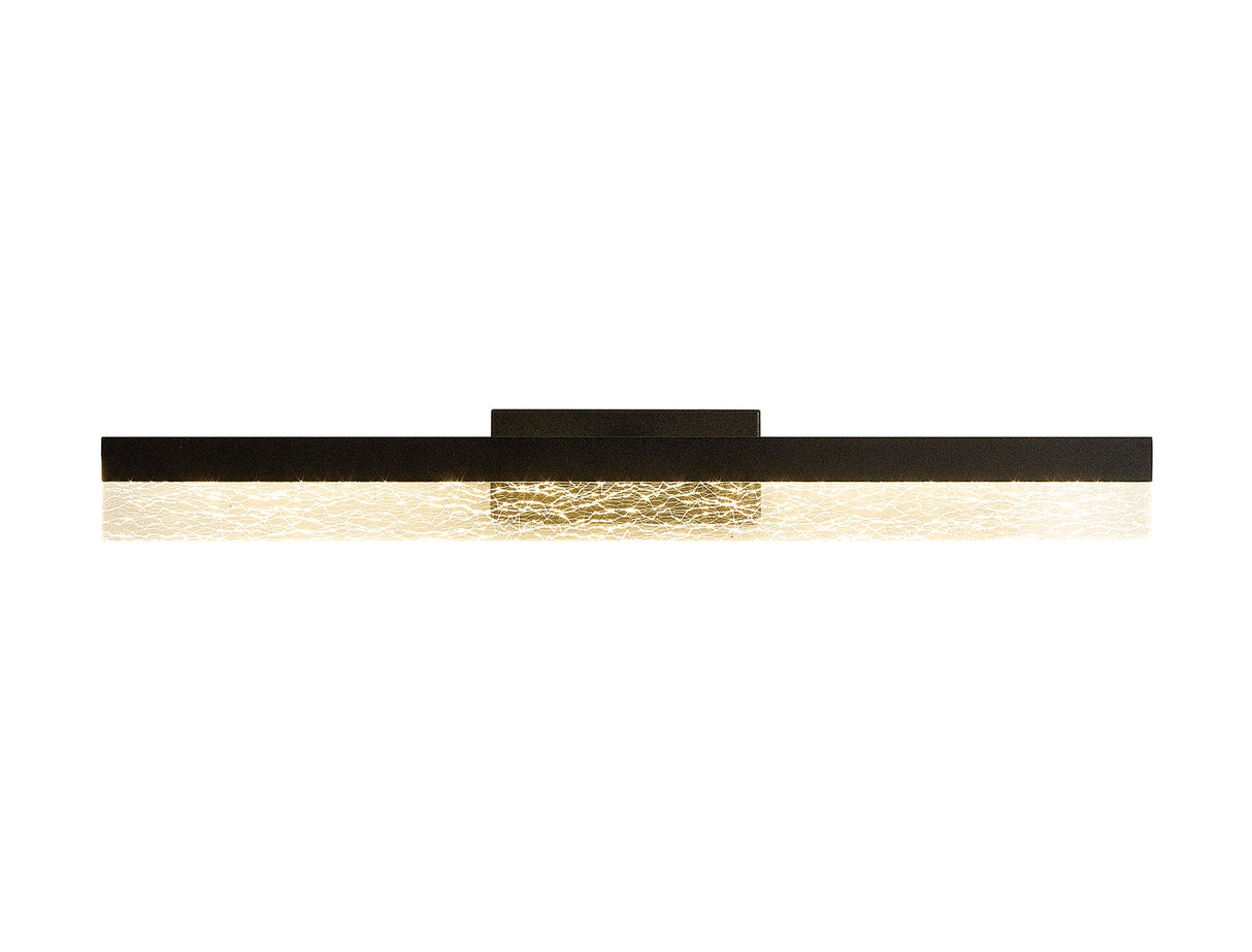 Pascoe Wall Lamp, 12W LED, 3000K, 1000lm, IP44, Sand Black, 3yrs Warranty