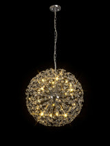 Byrne 60cm Sphere Pendant 16 x G9 Polished Chrome/Crystal