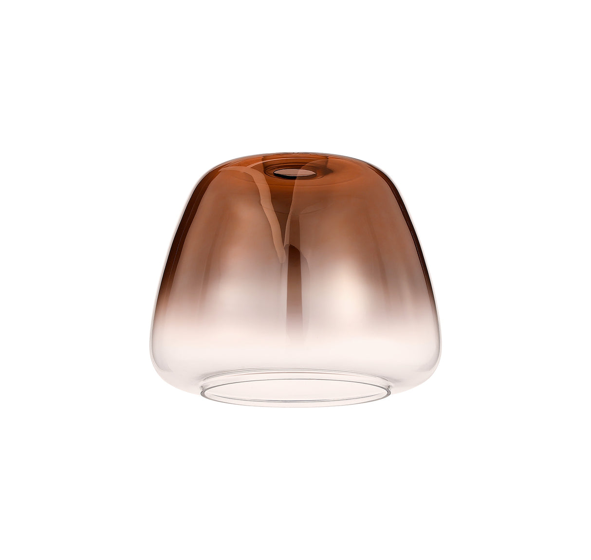 Allardyce 28cm Trapezium Glass (H), Copper Fade/Clear