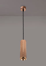 Tueart 1 Light 20cm Pendant Light GU10, Rose Gold