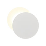 Proctor Magnetic Base Wall Lamp, 12W LED 3000K 498lm, 20/19cm Round Right Offset, Sand White/Acrylic Frosted Diffuser