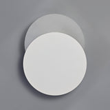 Proctor Magnetic Base Wall Lamp, 12W LED 3000K 498lm, 20/19cm Round Bottom Offset, Sand White/Acrylic Frosted Diffuser