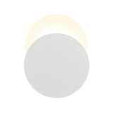 Proctor Magnetic Base Wall Lamp, 12W LED 3000K 498lm, 20/19cm Round Bottom Offset, Sand White/Acrylic Frosted Diffuser