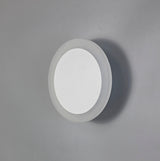 Proctor Magnetic Base Wall Lamp, 12W LED 3000K 498lm, 15/19cm Round Centre, Sand White/Acrylic Frosted Diffuser