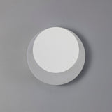 Proctor Magnetic Base Wall Lamp, 12W LED 3000K 498lm, 15/19cm Round Top Offset, Sand White/Acrylic Frosted Diffuser