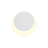 Proctor Magnetic Base Wall Lamp, 12W LED 3000K 498lm, 15/19cm Round Top Offset, Sand White/Acrylic Frosted Diffuser