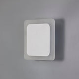 Proctor Magnetic Base Wall Lamp, 12W LED 3000K 498lm, 15/19cm Square Centre, Sand White/Acrylic Frosted Diffuser