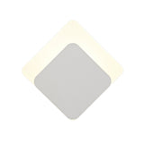Proctor Magnetic Base Wall Lamp, 12W LED 3000K 498lm, 15/19cm Diamond Bottom Offset, Sand White/Acrylic Frosted Diffuser