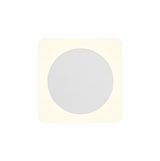 Proctor Magnetic Base Wall Lamp, 12W LED 3000K 498lm, 15cm Round 19cm Square Centre, Sand White/Acrylic Frosted Diffuser