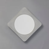 Proctor Magnetic Base Wall Lamp, 12W LED 3000K 498lm, 15cm Round 19cm Diamond Centre, Sand White/Acrylic Frosted Diffuser