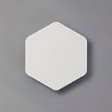 Proctor Magnetic Base Wall Lamp, 12W LED 3000K 498lm, 20/19cm Vertical Hexagonal Centre, Sand White/Acrylic Frosted Diffuser