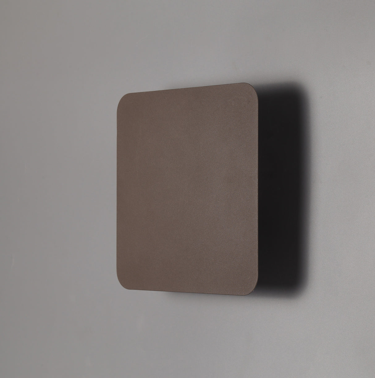 Proctor Magnetic Base Wall Lamp, 12W LED 3000K 498lm, 20cm Square, Coffee