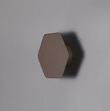 Proctor Magnetic Base Wall Lamp, 12W LED 3000K 498lm, 15cm Horizontal Hexagonal, Coffee