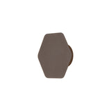 Proctor Magnetic Base Wall Lamp, 12W LED 3000K 498lm, 15cm Horizontal Hexagonal, Coffee