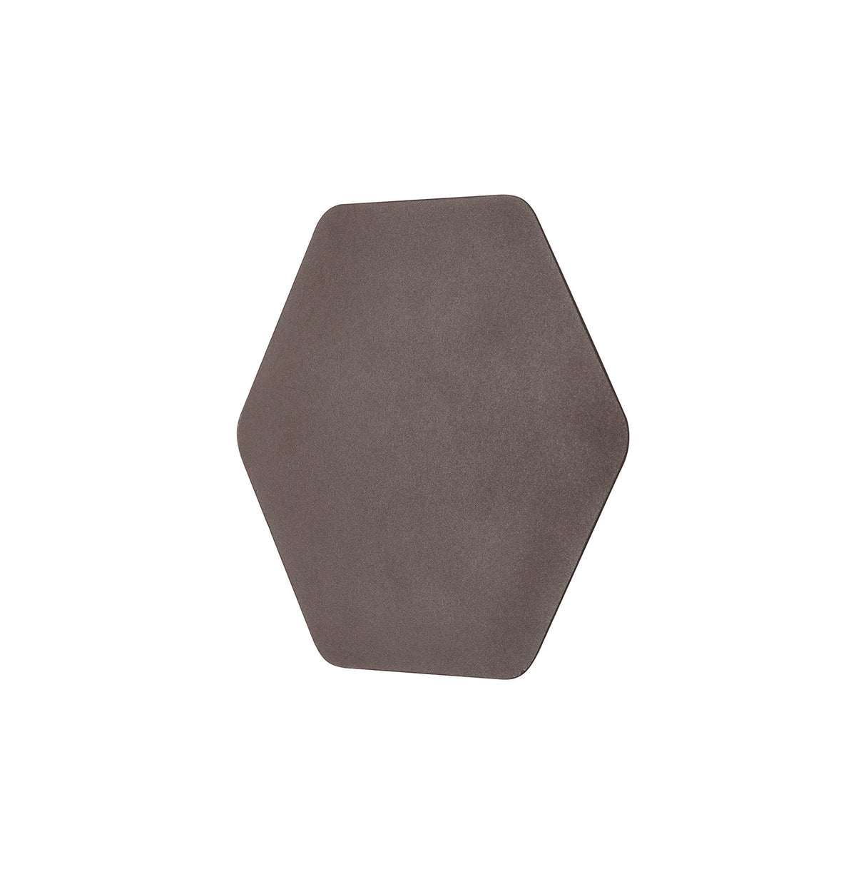 Proctor Magnetic Base Wall Lamp, 12W LED 3000K 498lm, 20cm Horizontal Hexagonal, Coffee