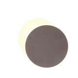 Proctor Magnetic Base Wall Lamp, 12W LED 3000K 498lm, 20/19cm Round Right Offset, Coffee/Acrylic Frosted Diffuser