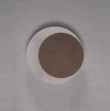 Proctor Magnetic Base Wall Lamp, 12W LED 3000K 498lm, 15/19cm Round Right Offset, Coffee/Acrylic Frosted Diffuser