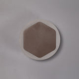 Proctor Magnetic Base Wall Lamp, 12W LED 3000K 498lm, 15cm Vertical Hexagonal 19cm Round Centre, Coffee/Acrylic Frosted Diffuser