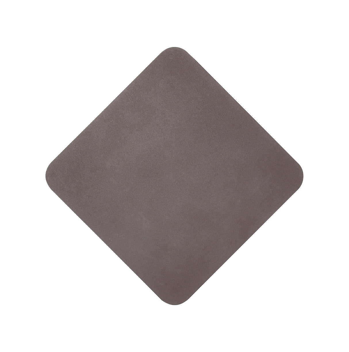 Proctor Magnetic Base Wall Lamp, 12W LED 3000K 498lm, 20/19cm Diamond Centre, Coffee/Acrylic Frosted Diffuser
