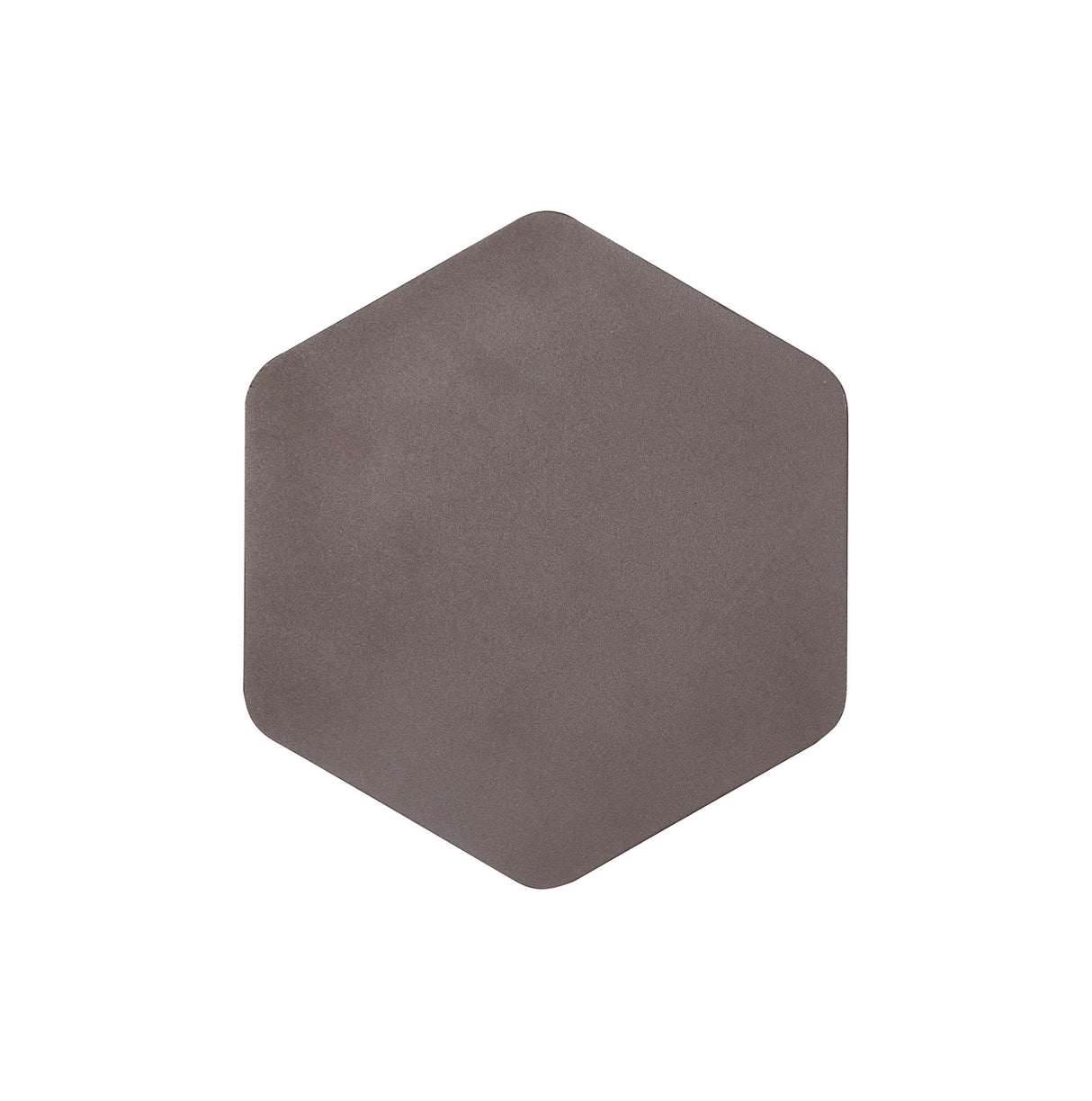 Proctor Magnetic Base Wall Lamp, 12W LED 3000K 498lm, 20/19cm Vertical Hexagonal Centre, Coffee/Acrylic Frosted Diffuser