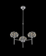 Byrne 3 Light G9 Telescopic Light With Polished Chrome And Crystal Shade