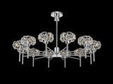 Byrne 12 Light G9 Telescopic Light With Polished Chrome And Crystal Shade
