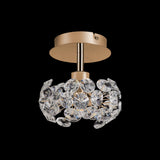 Byrne 1 Light G9 Surface Light With French Gold And Crystal Shade