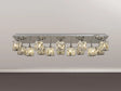 Swindlehirs Rectangle 14 x G9 Flush Light Chrome/Clear Crystal Shade