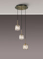 Swindlehirs Antique Brass 3 x G9 2m Round Pendant