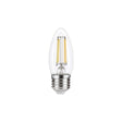 Integral Omni 3.4W E27 Dimmable LED Filament Candle Bulb – 4000K Cool White, 470lm – ILCANDE27DE076