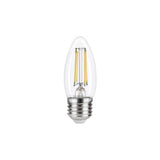 Integral Omni 3.4W E27 Dimmable LED Filament Candle Bulb – 4000K Cool White, 470lm – ILCANDE27DE076