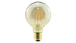ILGLOBE27D014 Filament 3.4W Globe Lamp, (G80 Globe), 2200K, E27, 470Lm, Dimmable, Amber