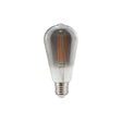 ILST64E27D009 - Integral LED Sunset Vintage Filament 7W St64 Lamp, (350lm), 2200K, E27, E27 Cap, Dimmable, Smoke Grey