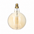 Forum Inlight G180 Oversized 6W E27 LED Filament Globe Lamp – 2000K Extra Warm White, 450 Lumens | INL-34028-AMB