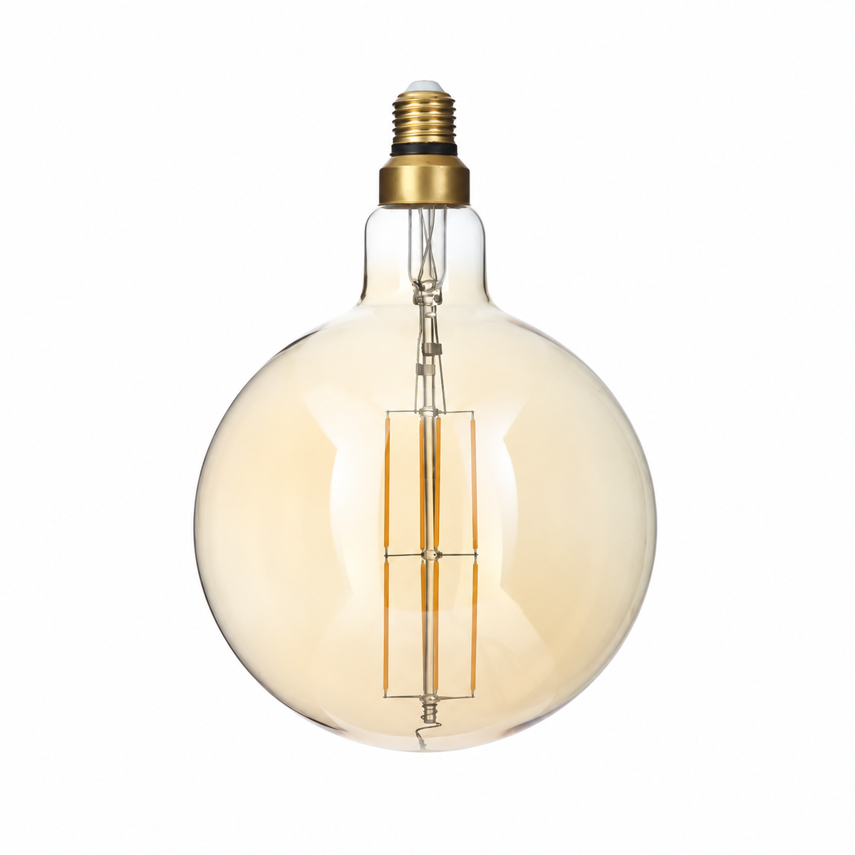 Forum Inlight G180 Oversized 6W E27 LED Filament Globe Lamp – 2000K Extra Warm White, 450 Lumens | INL-34028-AMB