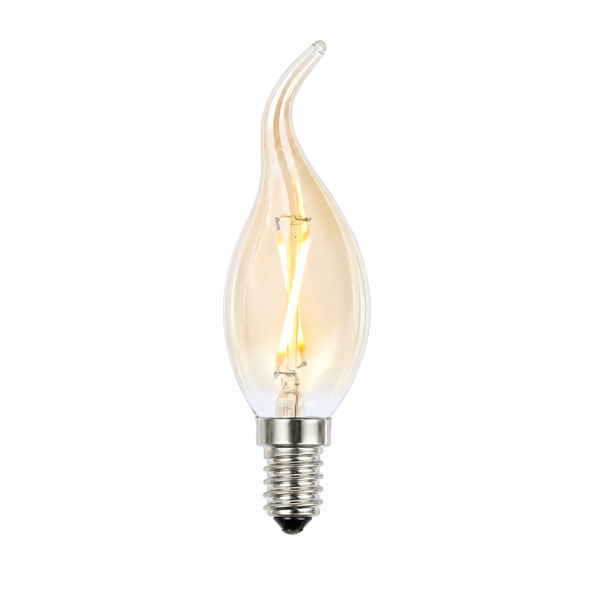 Forum Inlight 2W E14 LED Vintage Tinted Candle Lamp – 2000K Extra Warm White, 165 Lumens | INL-C35L-LED-SES-TNT
