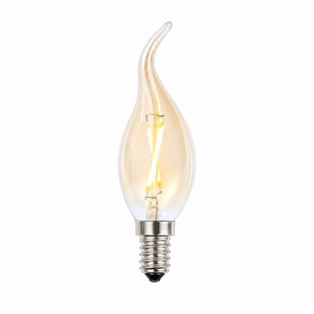 Forum Inlight 2W E14 LED Vintage Tinted Candle Lamp – 2000K Extra Warm White, 165 Lumens | INL-C35L-LED-SES-TNT