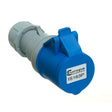 Europa 230V 16A 2-Pole + E Industrial In-Line Socket IP44 - IS163P