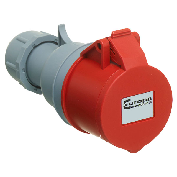 Europa 415V 16A 3P+N+E In-Line Socket IP44 - IS165N