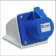 Europa 230V 32A 2-Pole + E Industrial Surface Socket IP44 - ISS323P