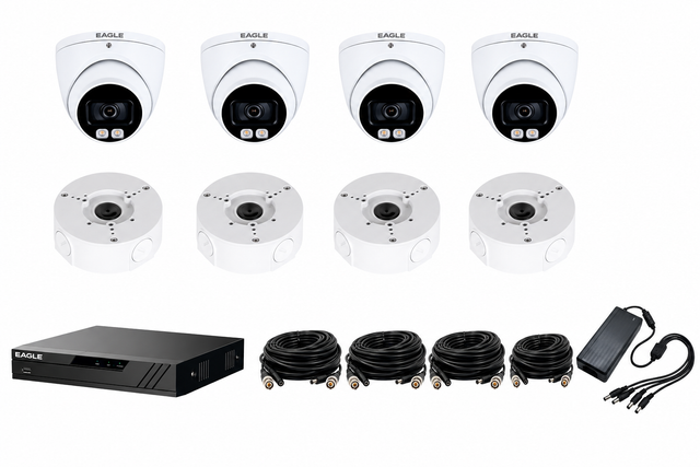 Eagle 4 x Camera CCTV Kit 5MP (No Hard Drive)